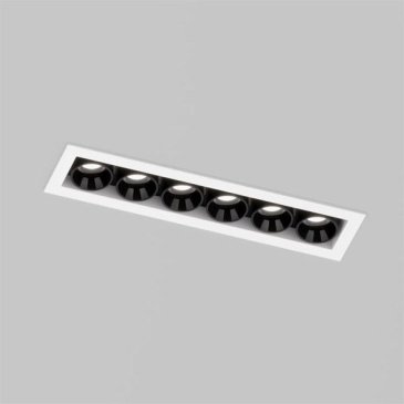 Встраиваемый светильник  10W Белый дневной DENKIRS SPACE DK2514-WB 220V IP20 прямоугольный белый/черный
