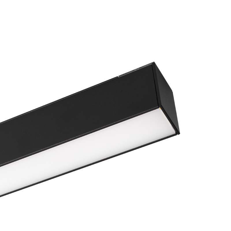 Магнитный трековый светильник 12W Белый дневной MAG-FLAT-45-L405 100deg  24V на магнитный шинопровод черный 026951