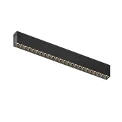 Трековый светильник однофазный  18W Белый-MIX SMART GRILL DK8302-BK IP20 на шинопровод управляемый ZigBee черный