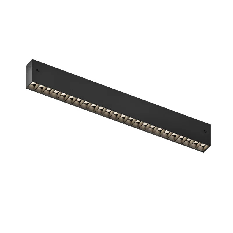 Трековый светильник однофазный  18W Белый-MIX SMART GRILL DK8302-BK IP20 на шинопровод управляемый ZigBee черный