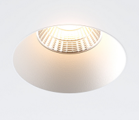 Встраиваемый светильник  13W Белый теплый  EVA  NOFRAME 220М IP44  круглый белый безрамочный