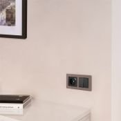 Рамка стеклянная 2 поста WERKEL Favorit W0021142 латте