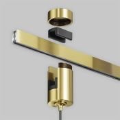 Трековый подвесной светильник 5W Белый дневной TR155-1-5W4K-BS Фокус / Focus Led Flarity IP20 латунь
