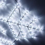фигура из дюралайта 35W Белый холодный СНЕЖИНКА 034258 ARD-SNOWFLAKE-M10-1000x900-576LED IP65