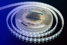 Светодиодная лента Белый дневной 5060 12V 14.4W/m 60Led/метр герм (силиконовая трубка) 00-00001488 DSG 5050 NW 60L-V12-IP65 LUX
