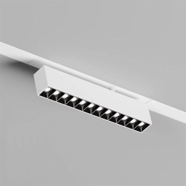 Трековый светильник   9W Белый-MIX SMART GRILL DK8006-WB IP20 на шинопровод управляемый белый