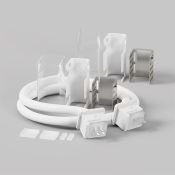 Коннектор для гибкого неона Maytoni 432013 двусторонний коннектор с проводом 30 см 17x12 мм IP65