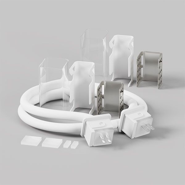 Коннектор для гибкого неона Maytoni 432013 двусторонний коннектор с проводом 30 см 17x12 мм IP65