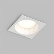 Встраиваемый светильник без лампы DENKIRS DEEP DK3104-WH GU5.3 белый квадратный IP65