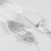 гирлянда НИТЬ Белый с насадками «Звёзды» IP20  220 В