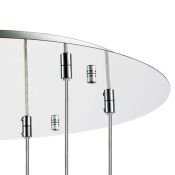 Подвесной светильник без лампы Lightstar 815260 BARI 6х40W G9 шар хром/прозрачный