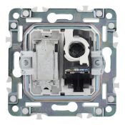 Розетка встраиваемая комбинированная IEK SKANDY SK-AK20-1-K50 SK-A14N TV+RJ45 кат.5E металл никель