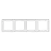 Рамка пластик 4 поста Arlight VERSA 045187 FRM-VERSA-PL-4-WH белая