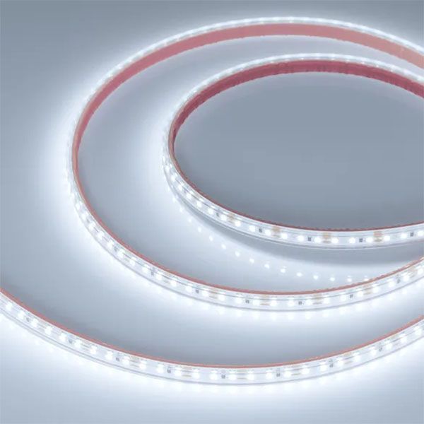 Светодиодная лента  Белый 2835 12V  9.6W/m 120Led/метр герм (силиконовая экструзия) 022318(2) RTW-PS-A120-10mm  LUX IP67