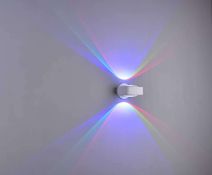 светильник  6W RGB GW-1025-6-WH-RGB 220V бра накладной RGB