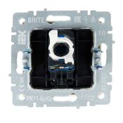 Розетка встраиваемая компьютерная одиночная IEK BRITE BR-K10-2-K10 РК11-БрКр RJ45 кат.6 бежевый