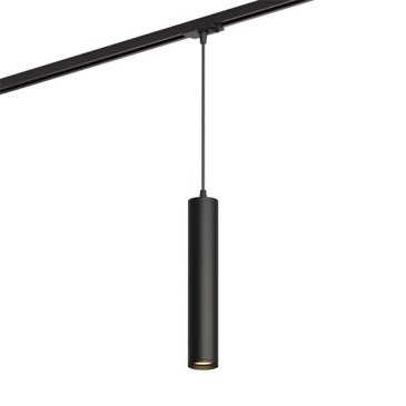 Трековый светильник  15W SOLID TUBE DK6210-BK под лампу GU10 IP20 на шинопровод черный