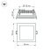 Встраиваемый светильник-панель   6W Белый дневной  014934 LT-S96x96WH стекло 220V IP20 квадратный белый