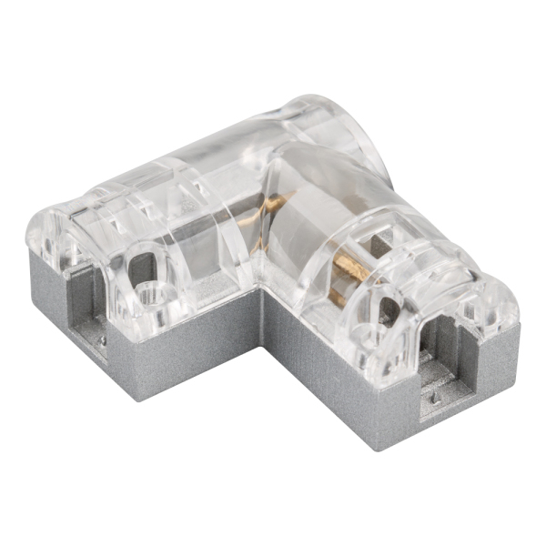 Соединитель угловой для гибкого неона ARL-CLEAR-Mini-90 (16x8mm) 022705