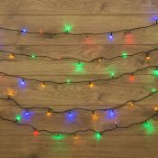 гирлянда   5.7W RGB Твинкл Лайт, 303-049, 10 м, провод темно-зеленый ПВХ, 80 LED IP20