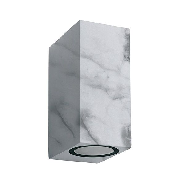 светильник Uniel без лампы UL-00011362 UUL-P42A 2х6W-GU10 IP65 MARBLE накладной мрамор