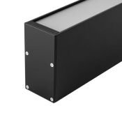 алюминиевый профиль S-LUX с экраном SL-LINE-3667-2500 BLACK+OPAL 027987