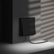 Вывод кабеля VOLTUM S70 черный матовый