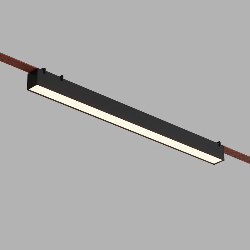 Трековый светильник  24W Белый теплый BELTY LINEAR DK5577-BK IP20 на шинопровод черный