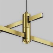 Подвес тросовый Hang двойной Flarity TRA157SW-D1-BS латунь