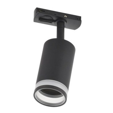 Трековый светильник IEK LIGHTING без лампы 4116 LT-USB0-4116-GU10-1-K02 на шинопровод черный