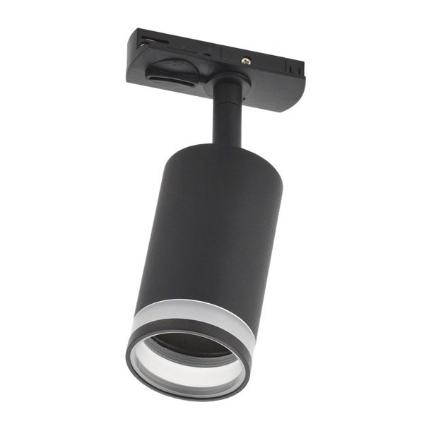 Трековый светильник IEK LIGHTING без лампы 4116 LT-USB0-4116-GU10-1-K02 на шинопровод черный