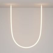 Держатель для гибкого неона Maytoni NEMO 20319 для двухстороннего накладного монтажа неона 360° D25 серебро