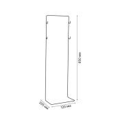 Подставка металлическая для светильника UL-00012539 UFP-G11A H65-50 WHITE