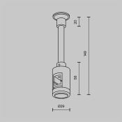 Крепление настенное Wall одинарное удлиненное Flarity TRA155CW-SL1-PT платина