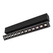 Магнитный трековый светильник 12W Белый дневной MAG-LASER-FOLD-45-S320 15deg  24V на магнитный шинопровод черный 026975