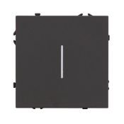 Механизм выключателя одноклавишный непроходной 054258 LED SWT-NOBE-MK01-SFPL-L-BK (230V, 10A)