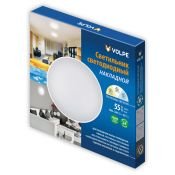 Накладной светильник  55W регулируемая цветовая температура UL-00011442 ULI-Q109 55W-3000K+4000K+6500K-R45 WHITE 3000-6500К 220V IP40 круглый белый