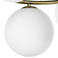 Люстра подвесная Lightstar без лампы 815051 GLOBO 5х40W G9 белый/латунь