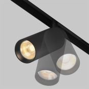 Трековый светильник 12W Белый теплый Мастер/Artisan Exility 36deg TR097-2-12W2.7K-M-BB IP20 на магнитный шинопровод черный