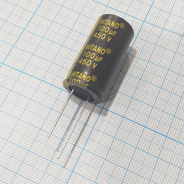 конденсатор    100uF  450V 20%   EXR101M2WBA