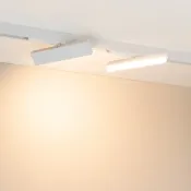 Магнитный трековый светильник 12W Белый теплый MAG-FLAT-FOLD-25-S400 100deg  24V на магнитный шинопровод белый 050071