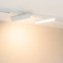 Магнитный трековый светильник 12W Белый теплый MAG-FLAT-FOLD-25-S400 100deg  24V на магнитный шинопровод белый 050071
