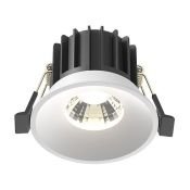 Встраиваемый светильник  12W Белый-MIX DL058-12W-DTW-B Раунд/Round 60deg 230V круглый черный