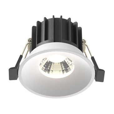 Встраиваемый светильник  12W Белый-MIX DL058-12W-DTW-B Раунд/Round 60deg 230V круглый черный