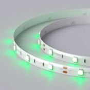 Светодиодная лента Зеленый 5060 12V  7.2W/m 30Led/метр герм (силикон) 016508 RTW 2-5000SE LUX