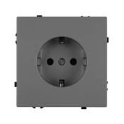 Штепсельная розетка встраиваемая Arlight SCT-NOBE-MEU1-SFPL-GR 054279 серый