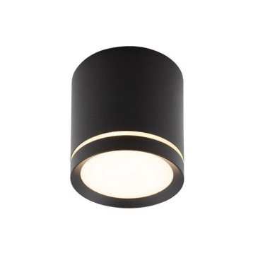 Накладной светильник   5W Белый теплый DENKIRS RIBE DK4016-BK 120deg 220V цилиндр черный