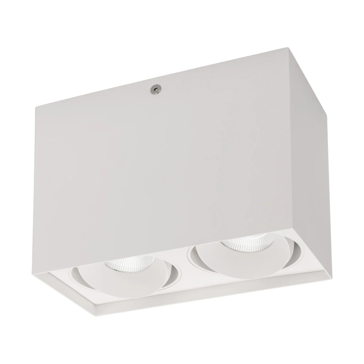 Накладной светильник 22W Белый дневной 023083 SP-CUBUS-S100x200WH-2x11W 220V двойной куб накладной белый