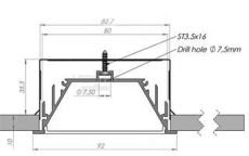 Держатель для ALU-POWER-RW80F  металл 019451