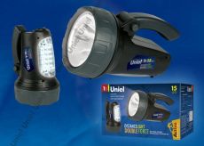 фонарь-прожектор Uniel S-SL017-BA Black 06649 Standard